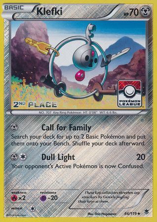 Klefki (66/119) (League Promo 2nd Place) [XY: Phantom Forces] | I Want That Stuff Brandon