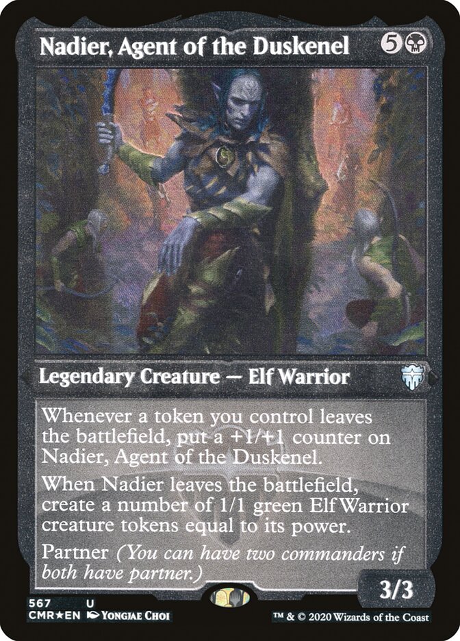 Nadier, Agent of the Duskenel (Etched) [Commander Legends] | I Want That Stuff Brandon