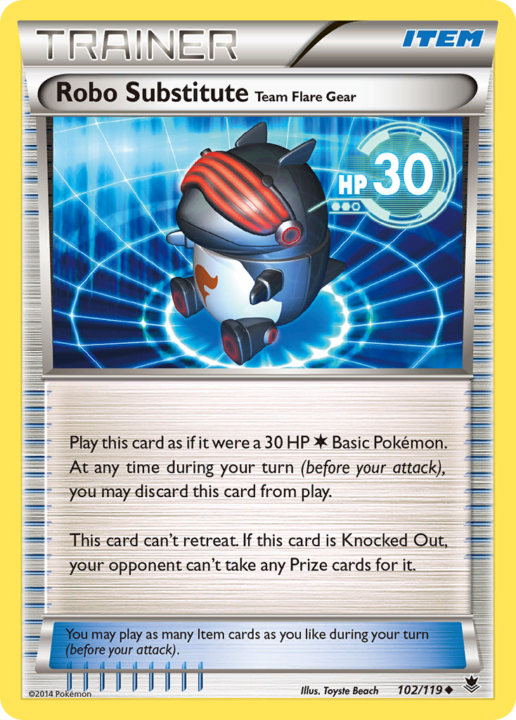 Robo Substitute Team Flare Gear (102/119) [XY: Phantom Forces] | I Want That Stuff Brandon