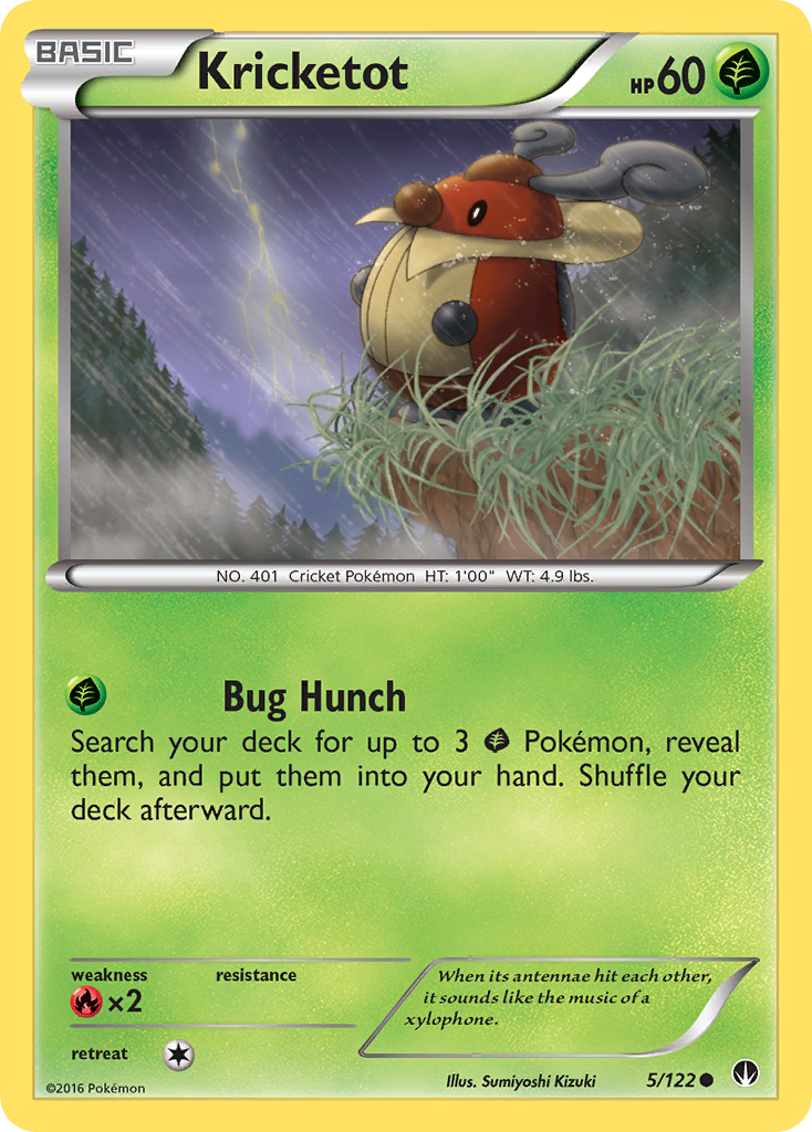 Kricketot (5/122) [XY: BREAKpoint] | I Want That Stuff Brandon