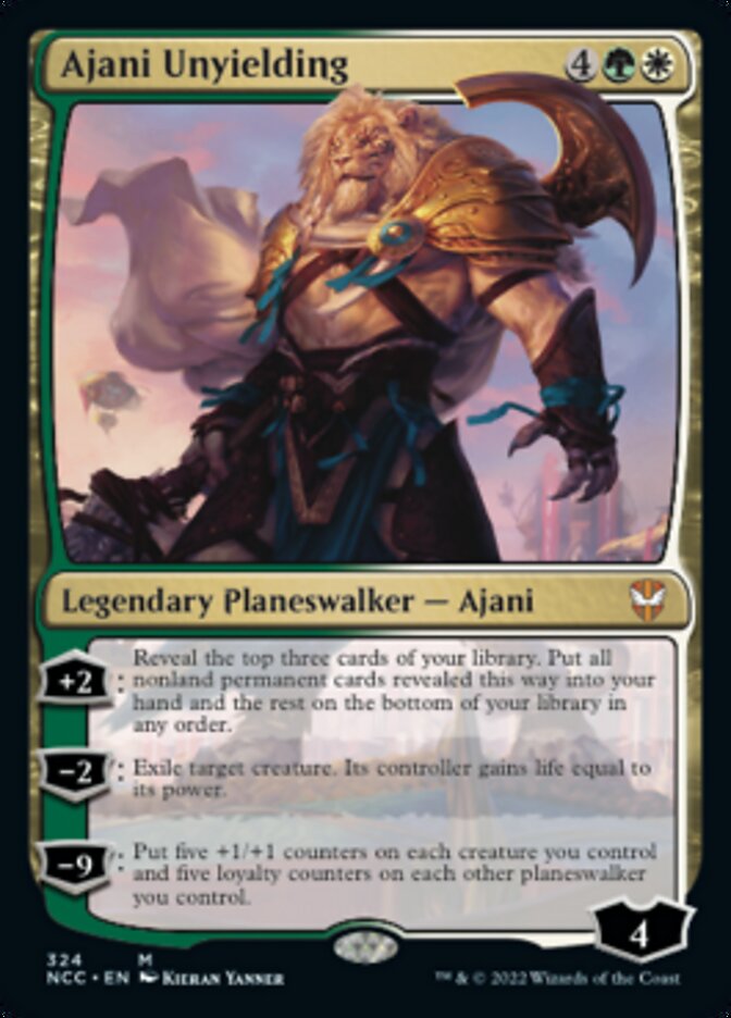 Ajani Unyielding [Streets of New Capenna Commander] | I Want That Stuff Brandon