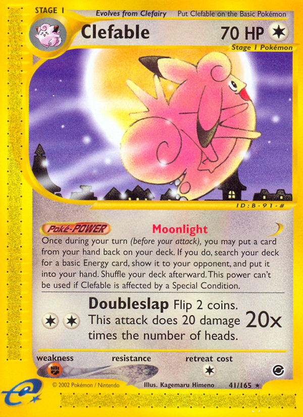 Clefable (41/165) [Expedition: Base Set] | I Want That Stuff Brandon