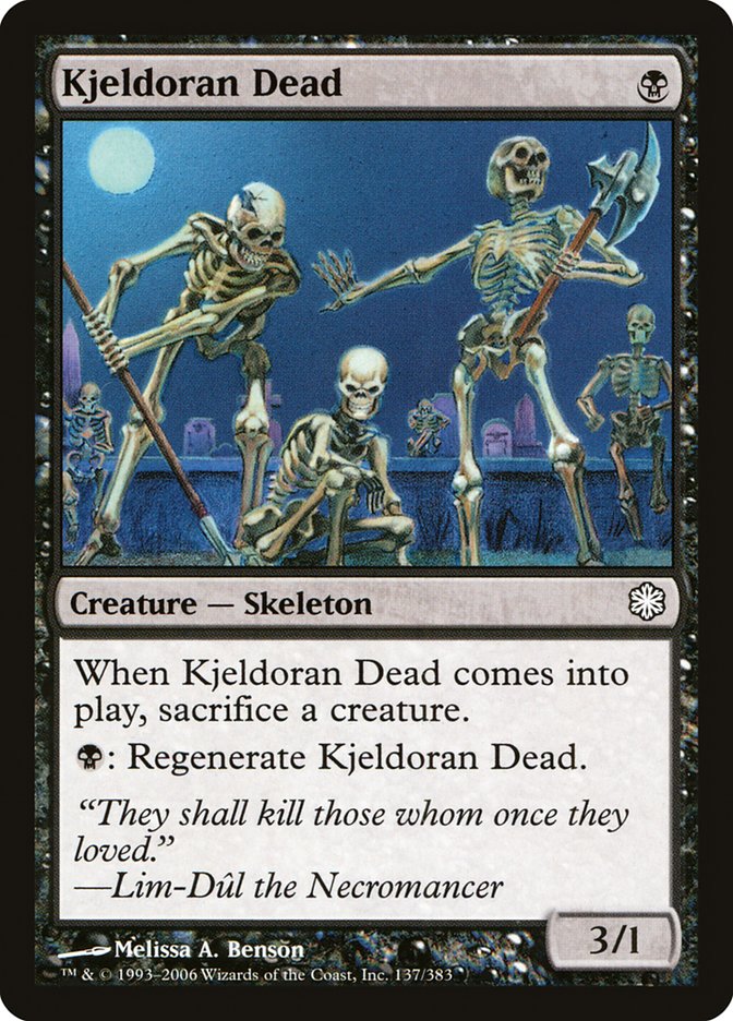 Kjeldoran Dead [Coldsnap Theme Decks] | I Want That Stuff Brandon