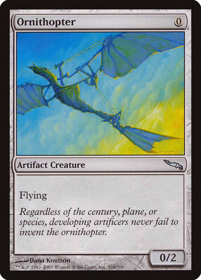 Ornithopter [Mirrodin] | I Want That Stuff Brandon