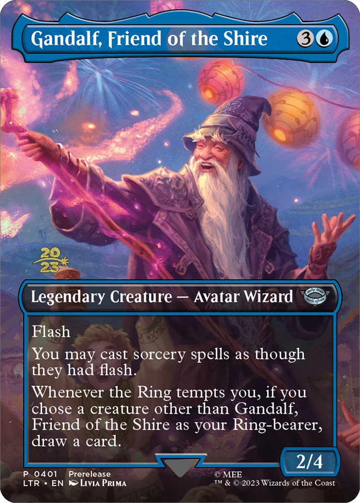 Gandalf, Friend of the Shire [The Lord of the Rings: Tales of Middle-Earth Prerelease Promos] | I Want That Stuff Brandon