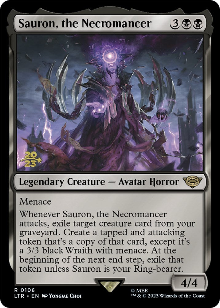 Sauron, the Necromancer [The Lord of the Rings: Tales of Middle-Earth Prerelease Promos] | I Want That Stuff Brandon
