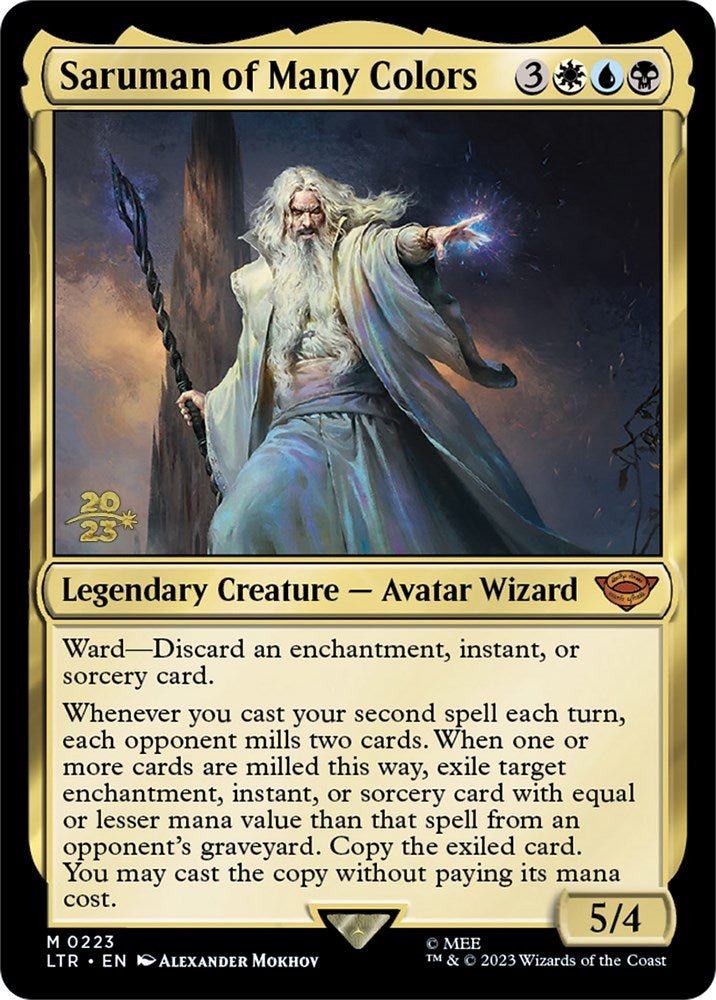 Saruman of Many Colors [The Lord of the Rings: Tales of Middle-Earth Prerelease Promos] | I Want That Stuff Brandon