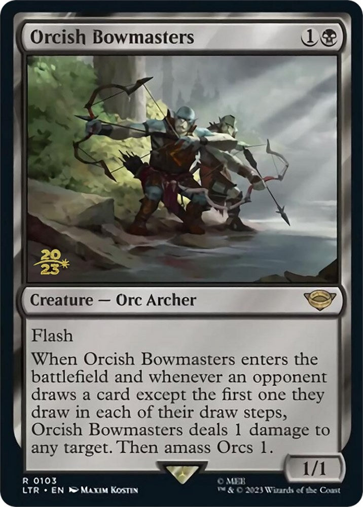 Orcish Bowmasters [The Lord of the Rings: Tales of Middle-Earth Prerelease Promos] | I Want That Stuff Brandon