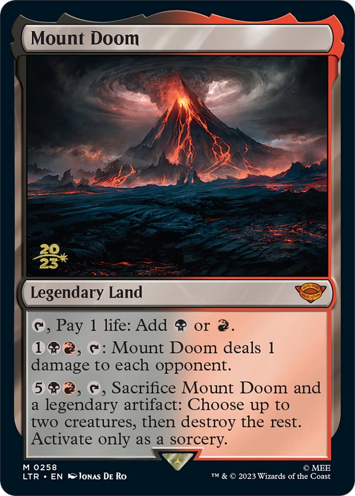 Mount Doom [The Lord of the Rings: Tales of Middle-Earth Prerelease Promos] | I Want That Stuff Brandon