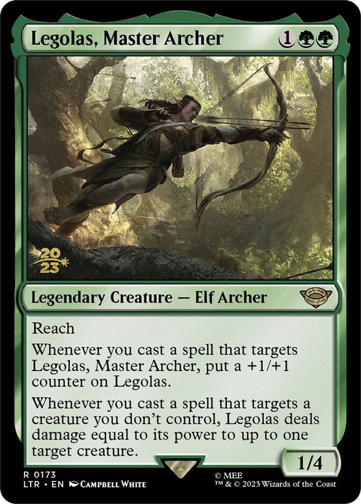 Legolas, Master Archer [The Lord of the Rings: Tales of Middle-Earth Prerelease Promos] | I Want That Stuff Brandon