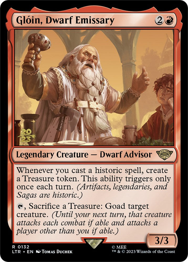 Gloin, Dwarf Emissary [The Lord of the Rings: Tales of Middle-Earth Prerelease Promos] | I Want That Stuff Brandon