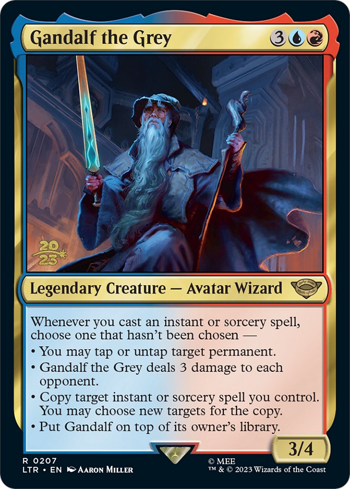 Gandalf the Grey [The Lord of the Rings: Tales of Middle-Earth Prerelease Promos] | I Want That Stuff Brandon