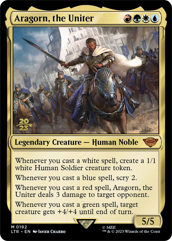 Aragorn, the Uniter [The Lord of the Rings: Tales of Middle-Earth Prerelease Promos] | I Want That Stuff Brandon