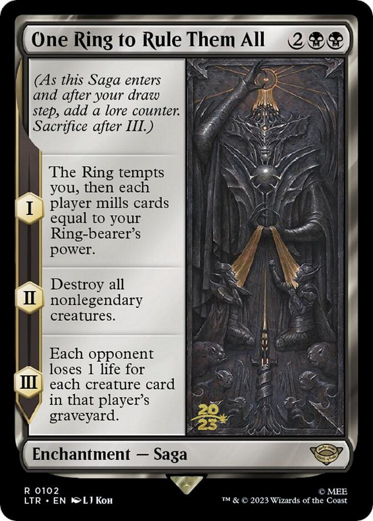 One Ring to Rule Them All [The Lord of the Rings: Tales of Middle-Earth Prerelease Promos] | I Want That Stuff Brandon