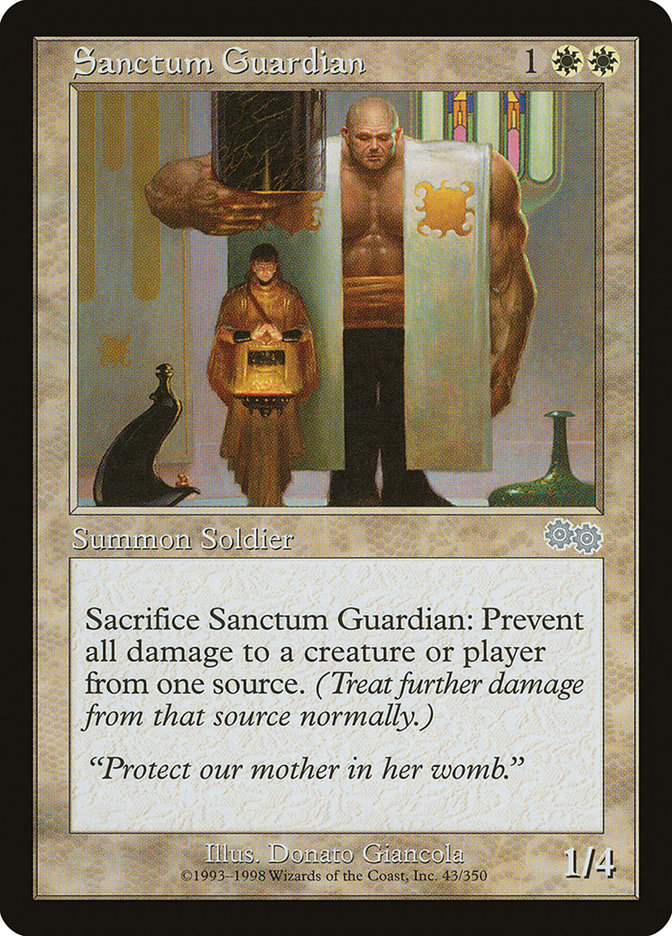 Sanctum Guardian [Urza's Saga] | I Want That Stuff Brandon