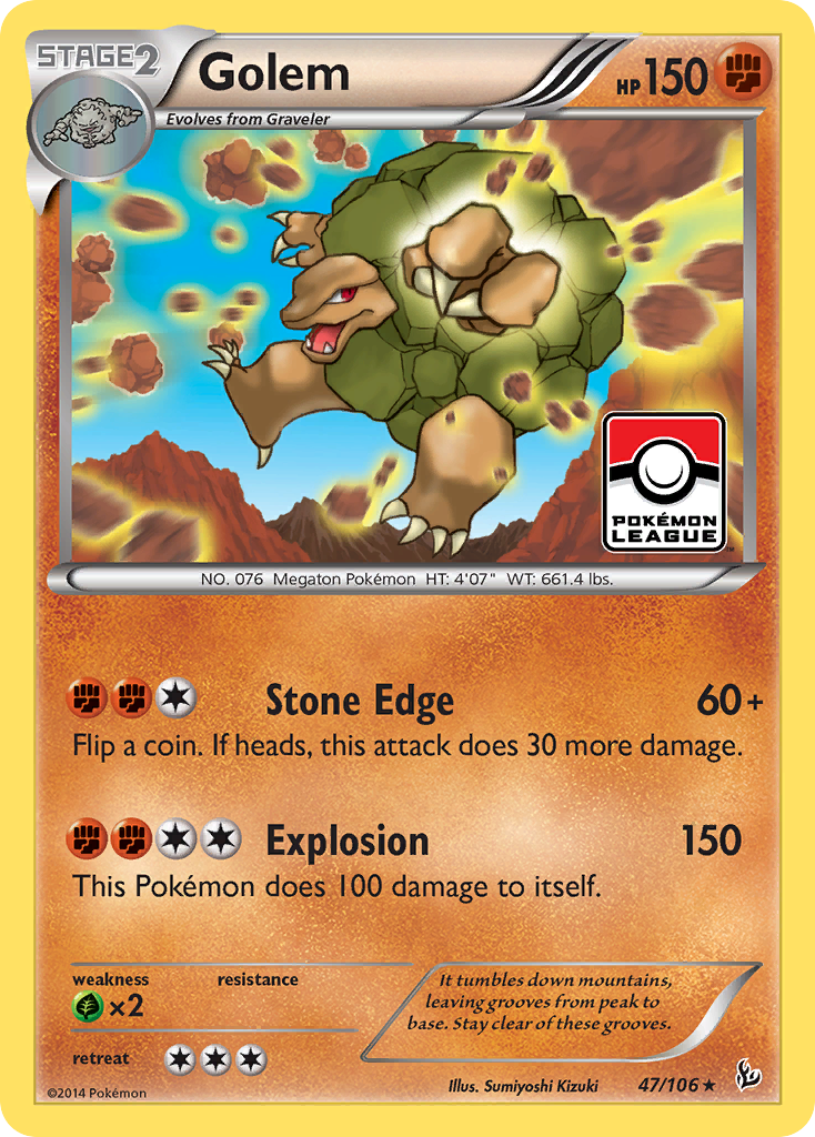 Golem (47/106) [XY: Flashfire] | I Want That Stuff Brandon