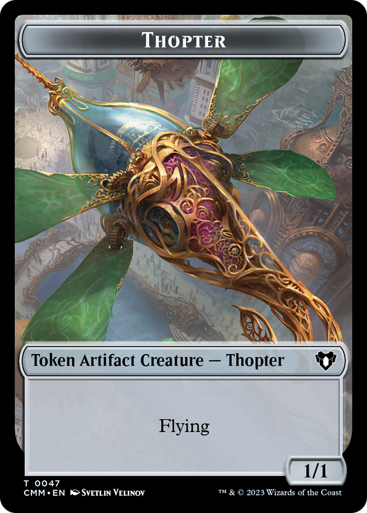 Thopter Token [Commander Masters Tokens] | I Want That Stuff Brandon