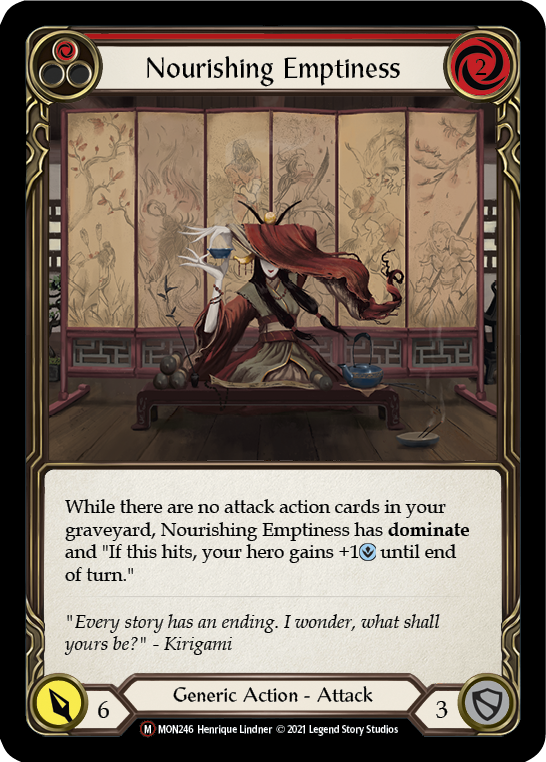 Nourishing Emptiness (Rainbow Foil) [U-MON246-RF] Unlimited Edition Rainbow Foil | I Want That Stuff Brandon