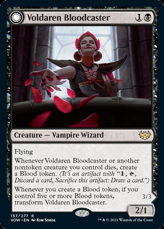 Voldaren Bloodcaster // Bloodbat Summoner [Innistrad: Crimson Vow] | I Want That Stuff Brandon