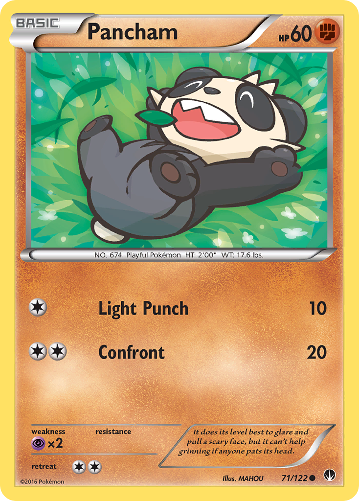 Pancham (71/122) [XY: BREAKpoint] | I Want That Stuff Brandon