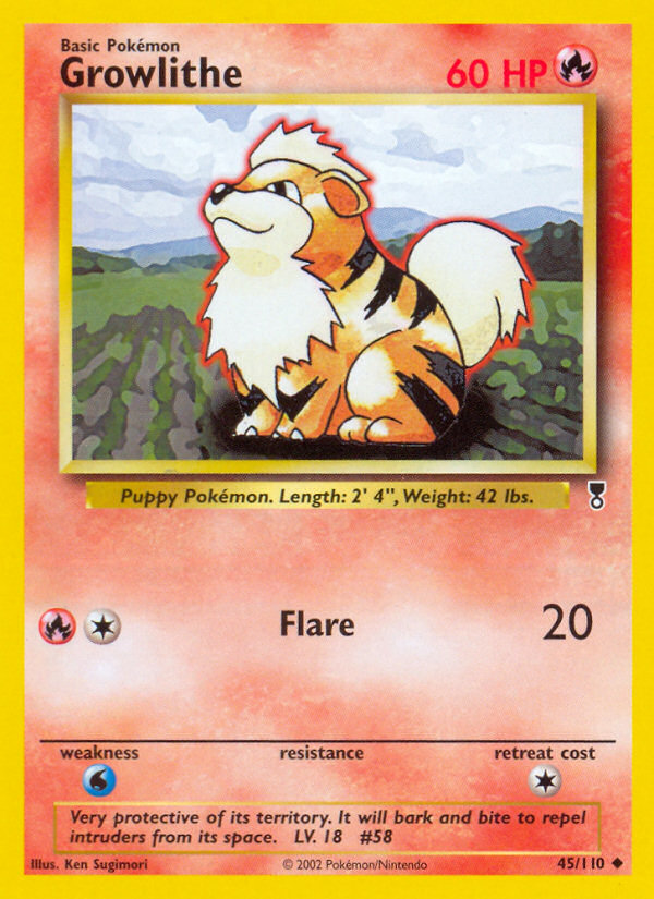 Growlithe (45/110) [Legendary Collection] | I Want That Stuff Brandon