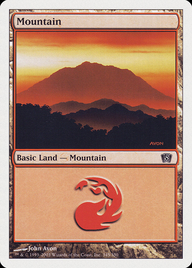 Mountain (345) [Eighth Edition] | I Want That Stuff Brandon