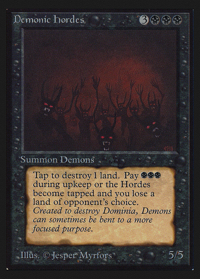 Demonic Hordes [International Collectors' Edition] | I Want That Stuff Brandon