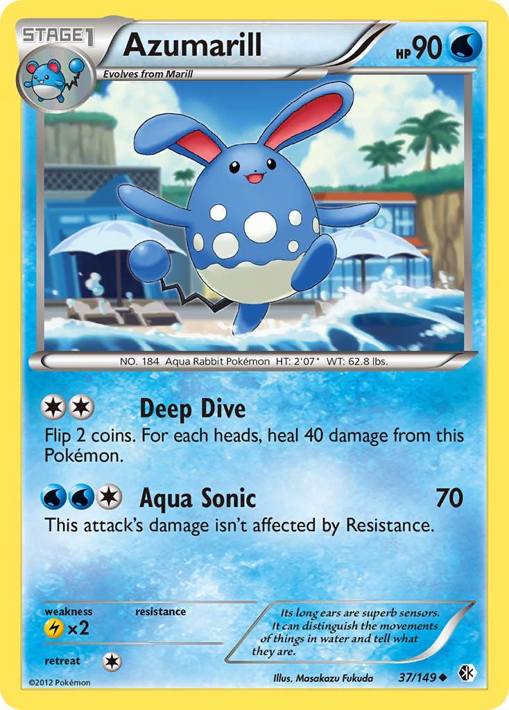 Azumarill (37/149) [Black & White: Boundaries Crossed] | I Want That Stuff Brandon