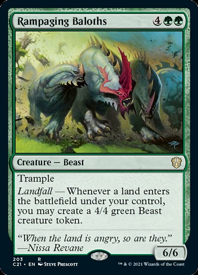 Rampaging Baloths [Commander 2021] | I Want That Stuff Brandon