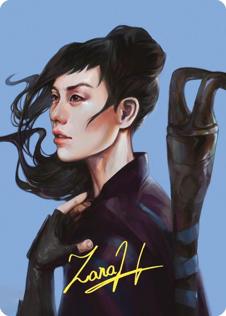 Yuriko, the Tiger's Shadow Art Card (Gold-Stamped Signature) [Commander Masters Art Series] | I Want That Stuff Brandon