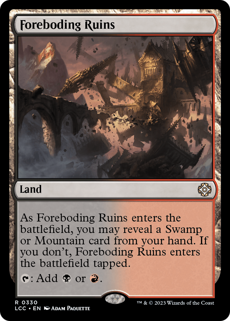 Foreboding Ruins [The Lost Caverns of Ixalan Commander] | I Want That Stuff Brandon