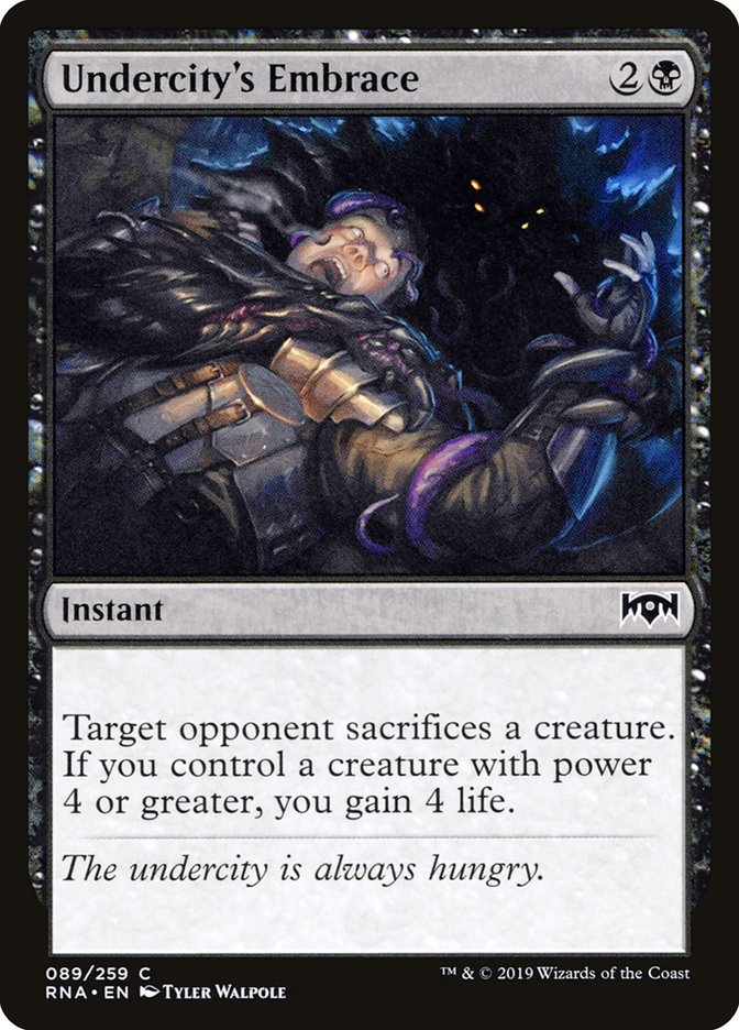 Undercity's Embrace [Ravnica Allegiance] | I Want That Stuff Brandon