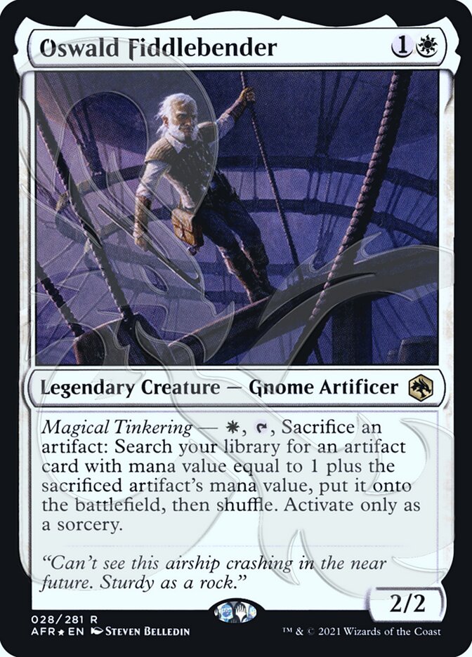 Oswald Fiddlebender (Ampersand Promo) [Dungeons & Dragons: Adventures in the Forgotten Realms Promos] | I Want That Stuff Brandon