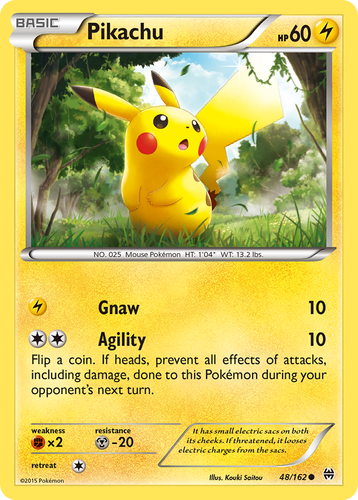 Pikachu (48/162) [XY: BREAKthrough] | I Want That Stuff Brandon