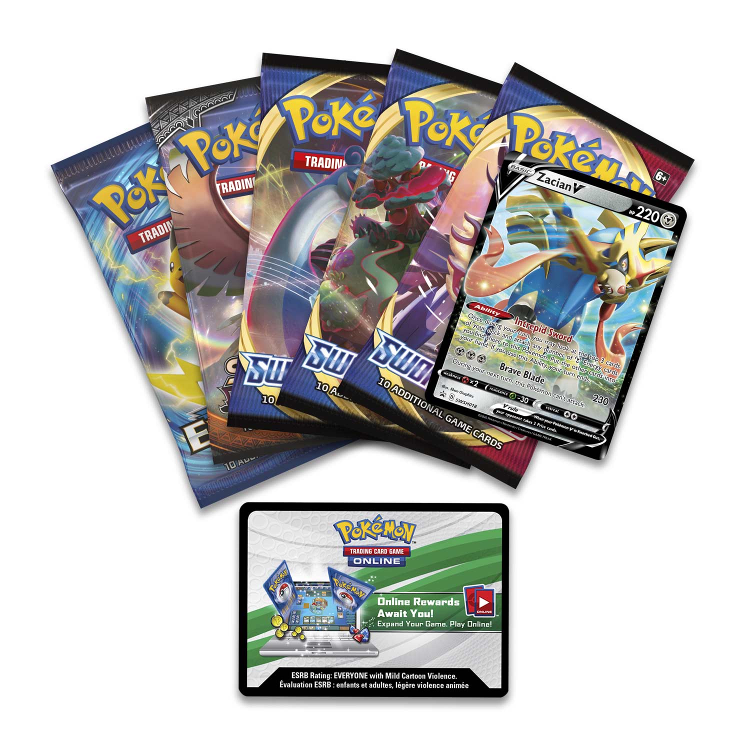 Sword & Shield: Rebel Clash - Legends of Galar Collector's Tin (Zacian V) | I Want That Stuff Brandon