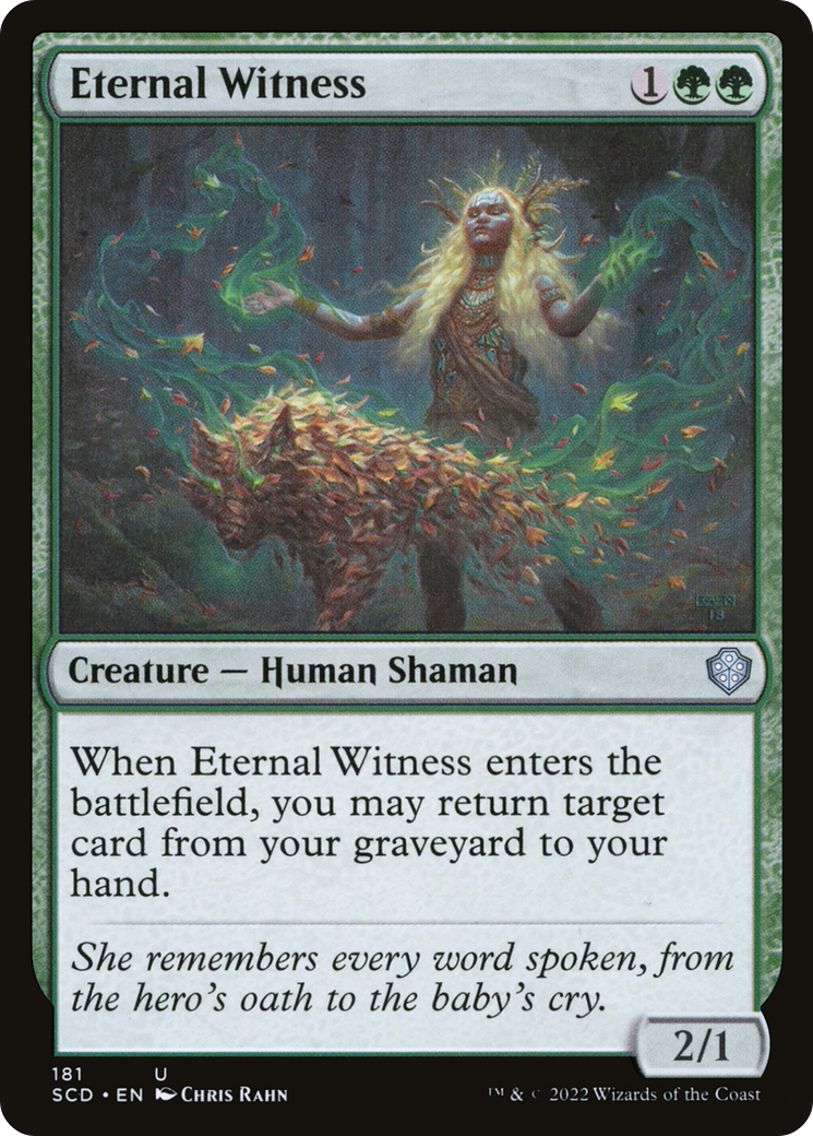 Eternal Witness [Starter Commander Decks] | I Want That Stuff Brandon