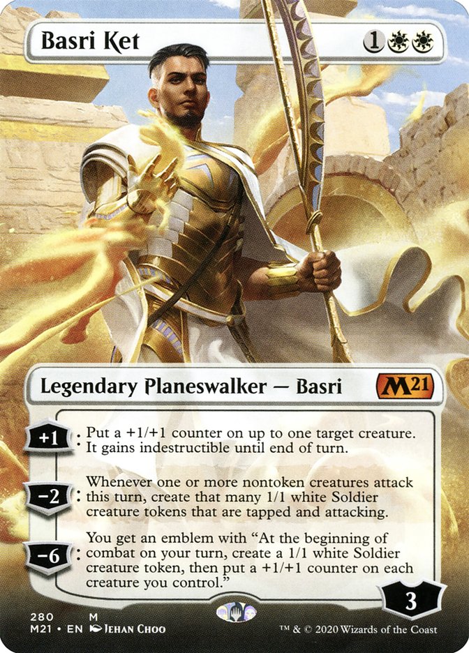 Basri Ket (Borderless) [Core Set 2021] | I Want That Stuff Brandon