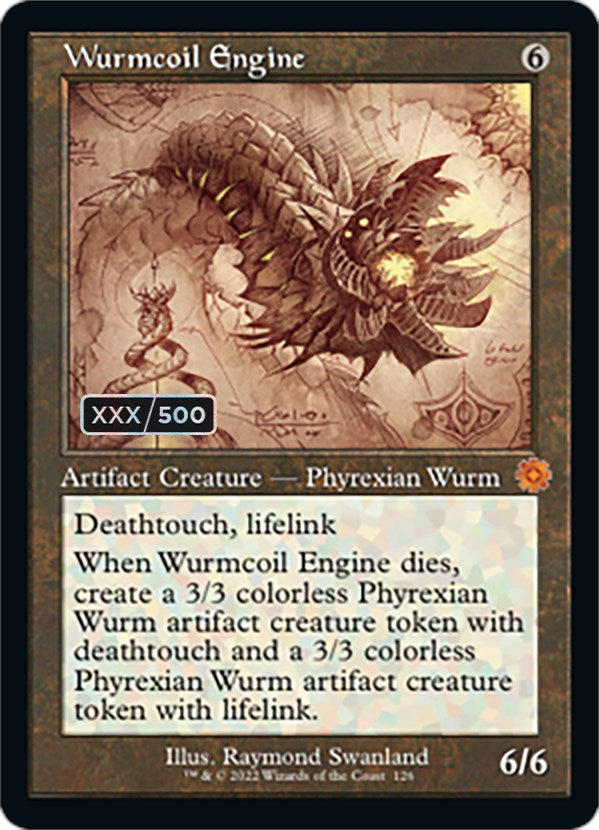 Wurmcoil Engine (Retro Schematic) (Serialized) [The Brothers' War Retro Artifacts] | I Want That Stuff Brandon