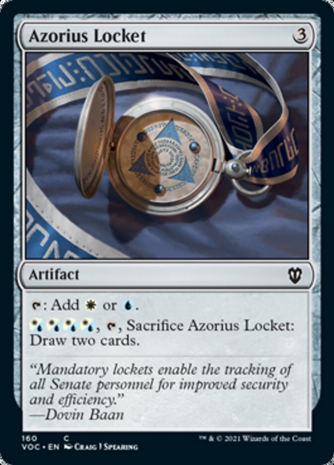 Azorius Locket [Innistrad: Crimson Vow Commander] | I Want That Stuff Brandon