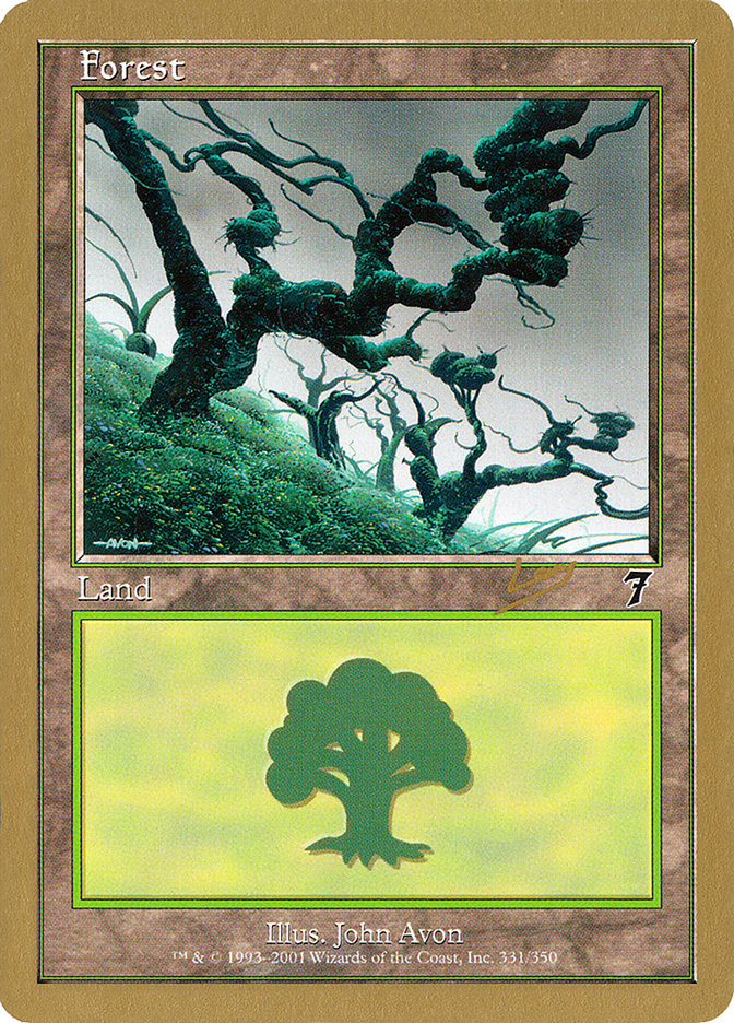 Forest (rl331) (Raphael Levy) [World Championship Decks 2002] | I Want That Stuff Brandon