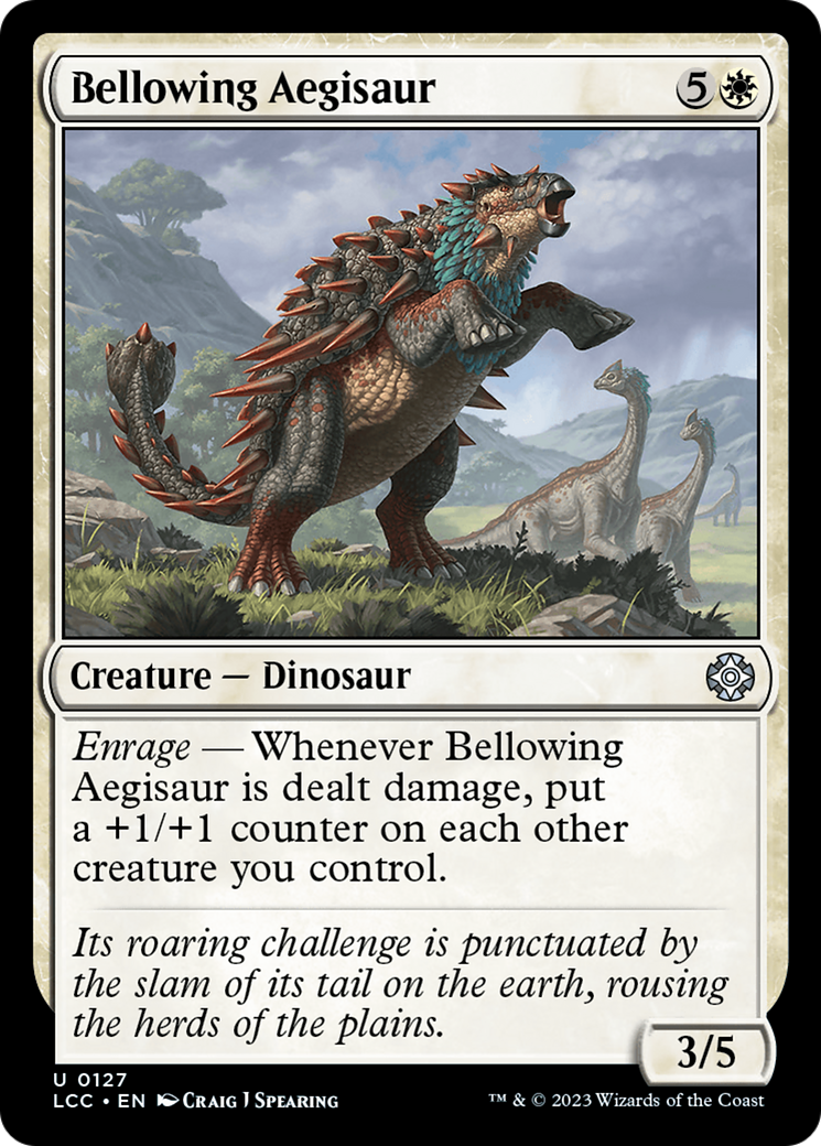 Bellowing Aegisaur [The Lost Caverns of Ixalan Commander] | I Want That Stuff Brandon