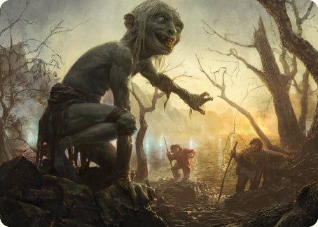 Smeagol, Helpful Guide Art Card [The Lord of the Rings: Tales of Middle-earth Art Series] | I Want That Stuff Brandon
