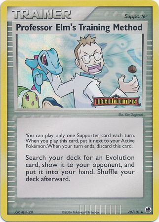 Professor Elm's Training Method (79/101) (Stamped) [EX: Dragon Frontiers] | I Want That Stuff Brandon