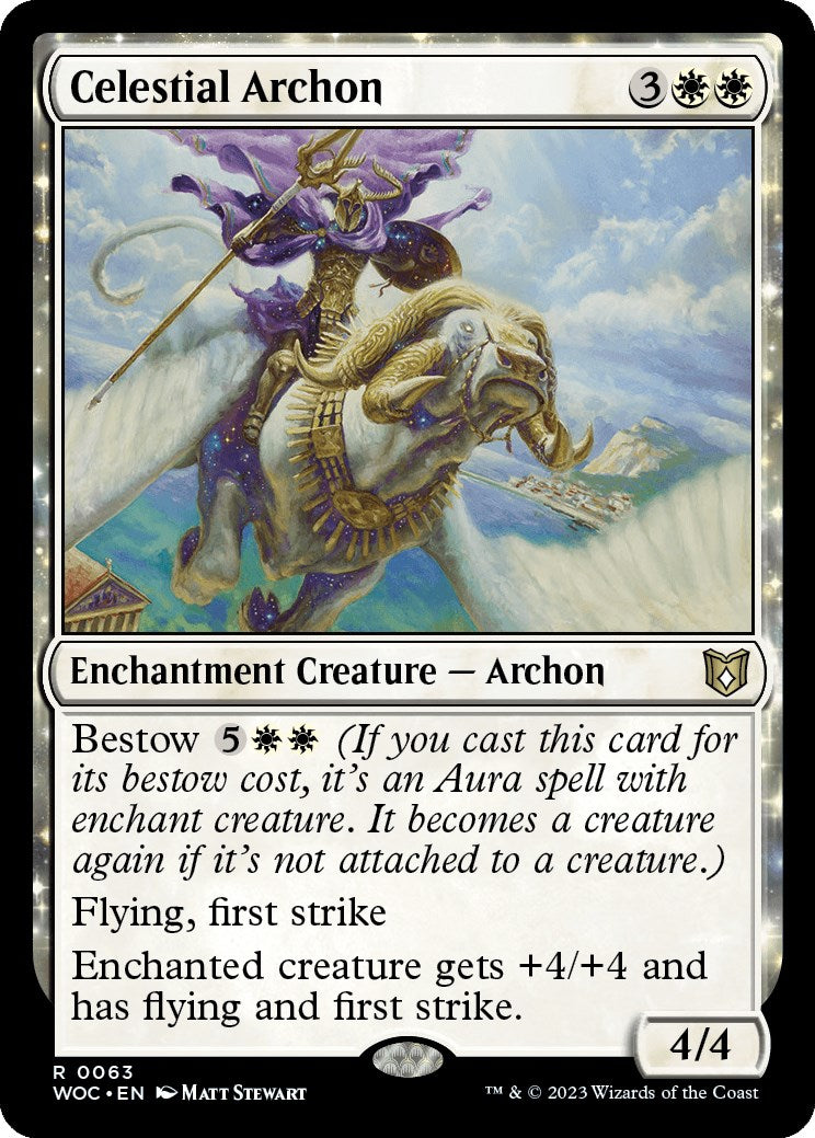 Celestial Archon [Wilds of Eldraine Commander] | I Want That Stuff Brandon