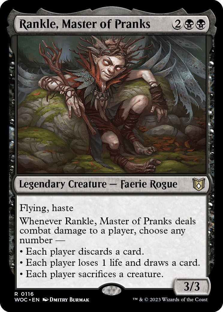 Rankle, Master of Pranks [Wilds of Eldraine Commander] | I Want That Stuff Brandon