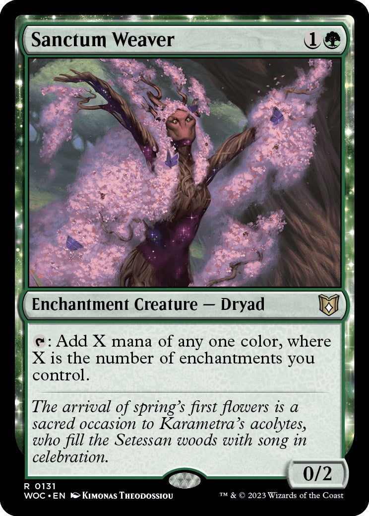 Sanctum Weaver [Wilds of Eldraine Commander] | I Want That Stuff Brandon