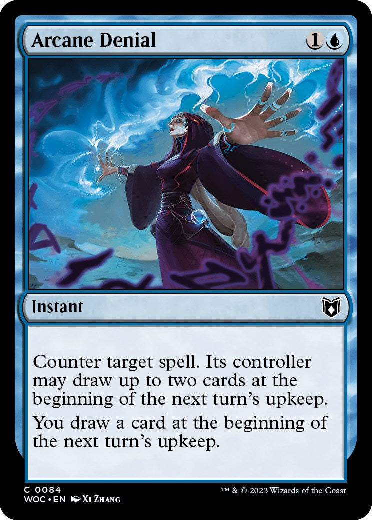 Arcane Denial [Wilds of Eldraine Commander] | I Want That Stuff Brandon