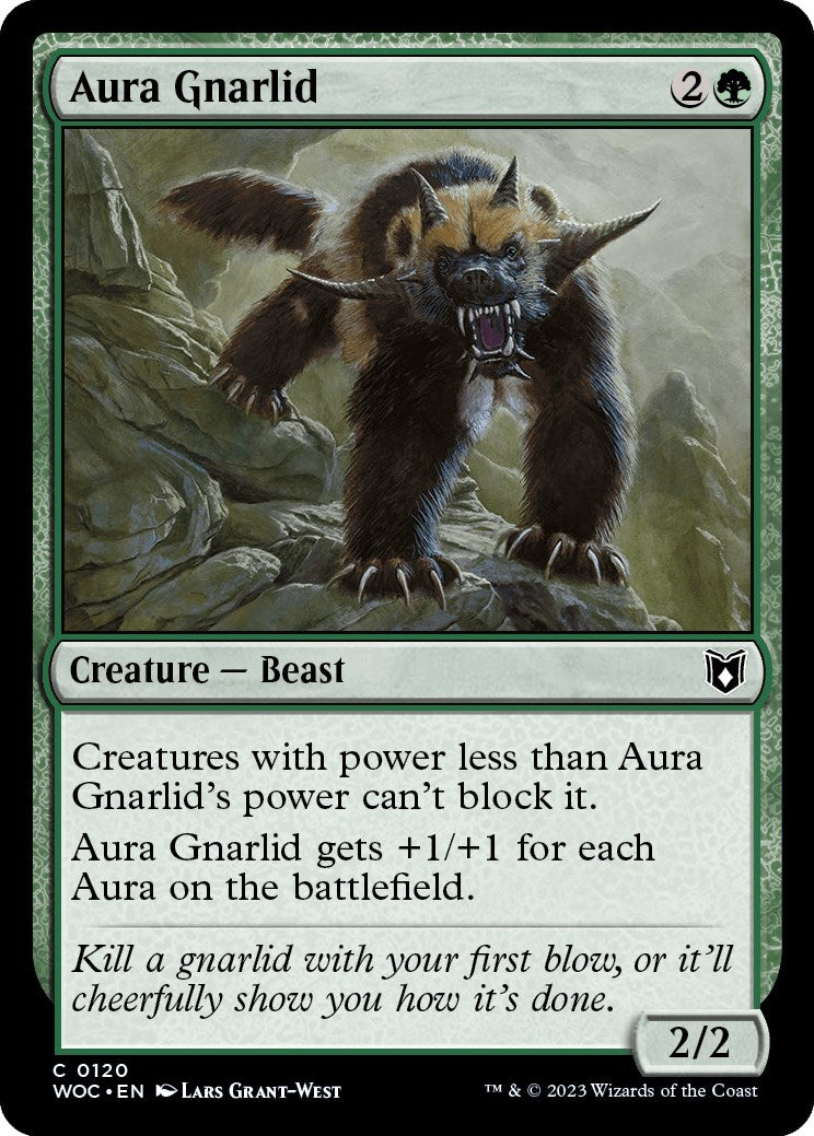 Aura Gnarlid [Wilds of Eldraine Commander] | I Want That Stuff Brandon