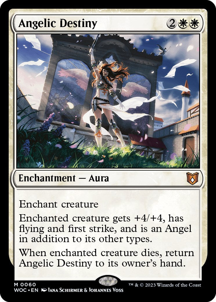 Angelic Destiny [Wilds of Eldraine Commander] | I Want That Stuff Brandon