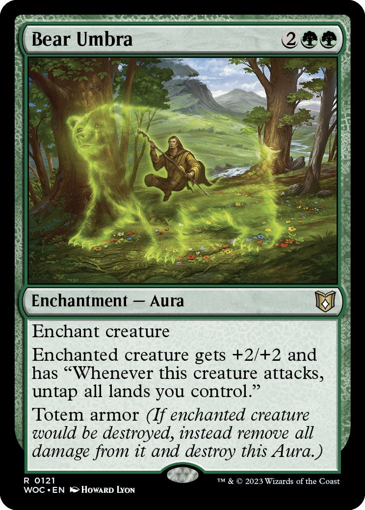 Bear Umbra [Wilds of Eldraine Commander] | I Want That Stuff Brandon